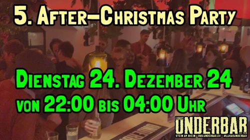 🫅 After-Christmas Party • Märli-Bar (UNDERBAR)